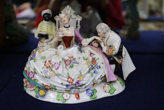 A porcelain group